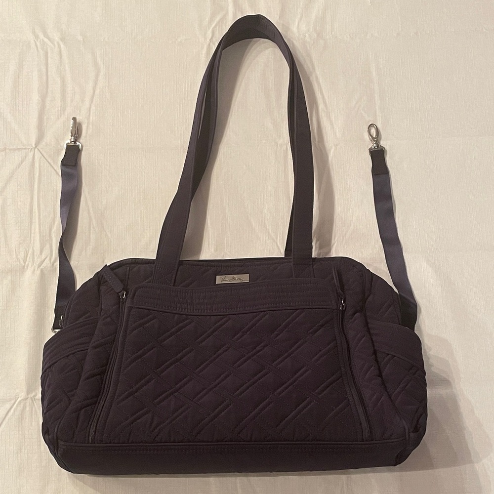 Vera Bradley Black Quilted Baby Bag